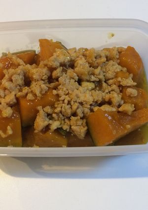 かぼちゃのそぼろあん煮-レシピのメイン写真