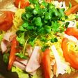 まるごとトマトDE冷やし中華ぽいサラダ♪