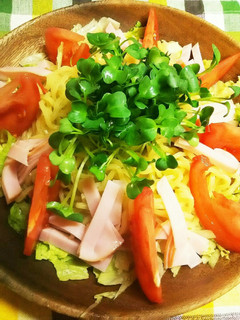 まるごとトマトDE冷やし中華ぽいサラダ♪-レシピのメイン写真