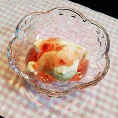 รูปของ 簡単なレアチーズケーキ