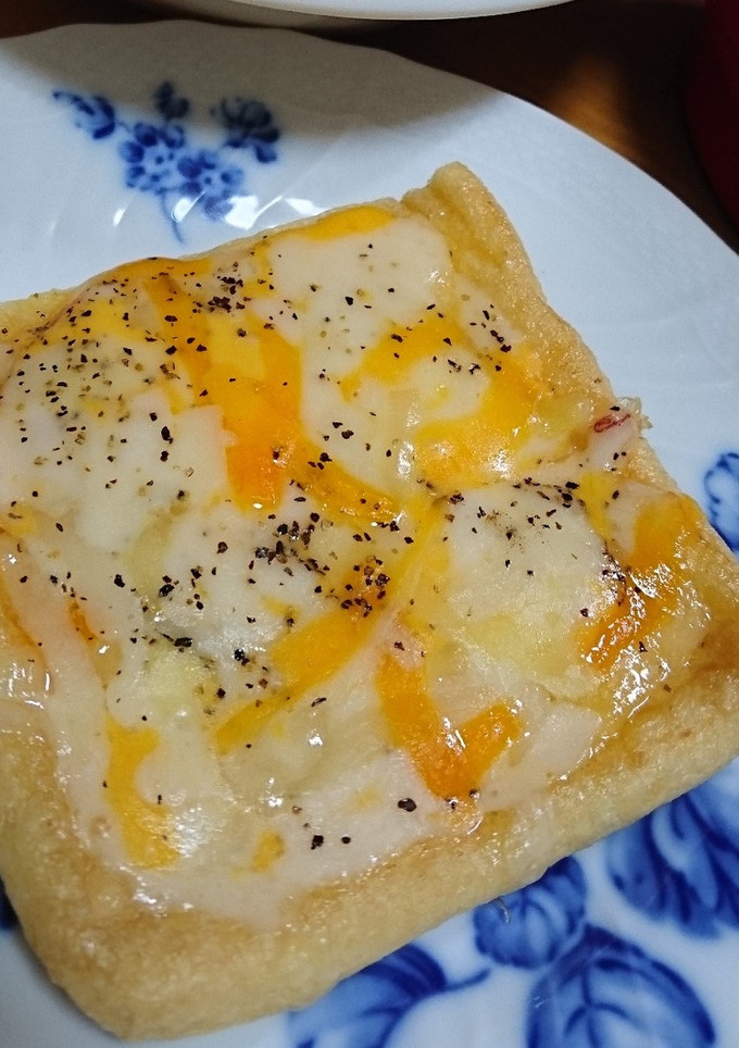 お揚げのピザ風カリカリ焼き☆ほんのり醤油-レシピのメイン写真