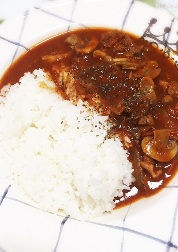 簡単！！完熟トマトのハヤシライス-レシピのメイン写真
