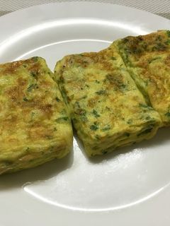 干しエビとパセリの卵焼き-レシピのメイン写真