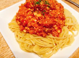 満腹OK！おからのヘルシーミートソース-レシピのメイン写真