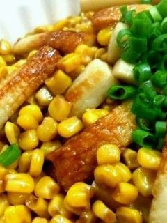 竹輪とコーンのバター醤油炒め-レシピのメイン写真