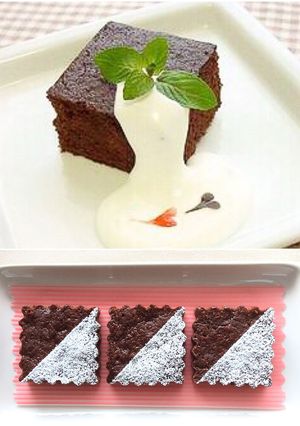 板チョコ3枚ブラウニー。-レシピのメイン写真