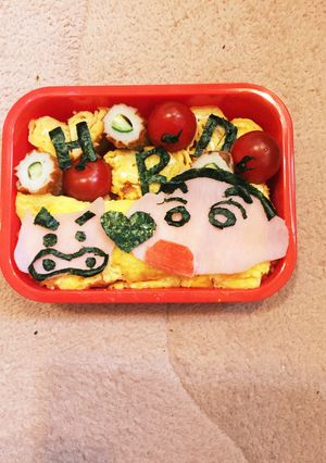 キャラクター弁当 -クレヨンしんちゃん--レシピのメイン写真