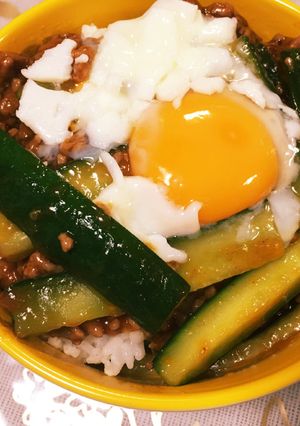 簡単！ヘルシー！坦々丼-レシピのメイン写真