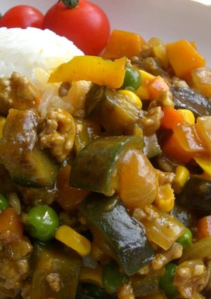 お野菜た～っぷり♪簡単ドライカレー風♪-レシピのメイン写真