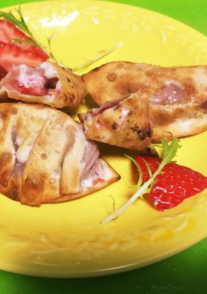 アニメあたしン家アレンジ☆おやつ餃子-レシピのメイン写真