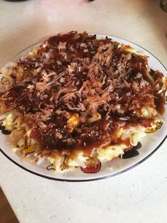 残りものを合わせてお好み焼きに♡-レシピのメイン写真