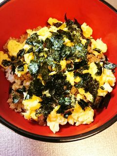 簡単!絶品そぼろ丼-レシピのメイン写真