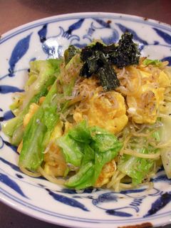 春キャベツとちりめんじゃこの和風パスタ-レシピのメイン写真