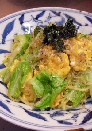 春キャベツとちりめんじゃこの和風パスタ-レシピのメイン写真