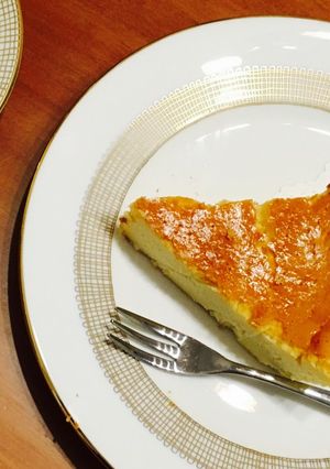 ミキサーで混ぜるだけ！濃厚チーズケーキ-レシピのメイン写真