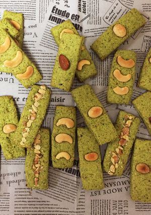 アーモンドグリーンクッキー☆-レシピのメイン写真