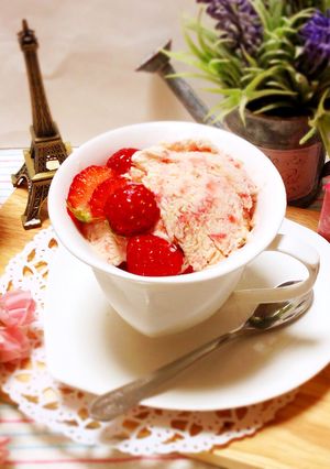 春色♡苺のアイスクリーム♪-レシピのメイン写真