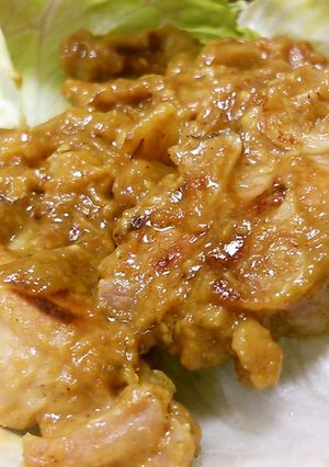 豚肩ロースカレー味噌漬けホイル焼き。-レシピのメイン写真