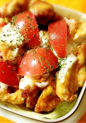 チキン南蛮&タルタルトマト弁当♪-レシピのメイン写真
