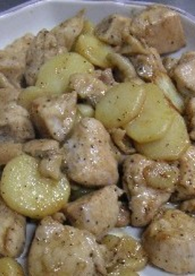 鶏もも肉とじゃがいもの蒸し焼き-レシピのメイン写真