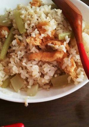 ふきの油揚げ入りイタ飯-レシピのメイン写真