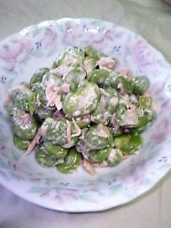 ◆めっちゃ簡単☆ツナマヨそら豆~♪◆-レシピのメイン写真