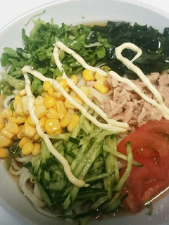 ☆野菜たっぷりサラダうどん☆-レシピのメイン写真