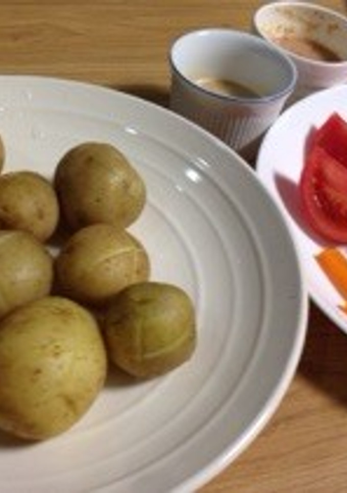 まるごと新じゃが　蒸しディップサラダ-レシピのメイン写真