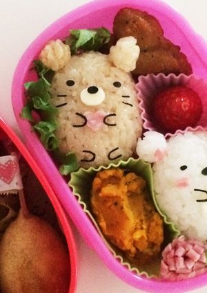 すみっこぐらし＊しろくま&ねこ＊キャラ弁-レシピのメイン写真