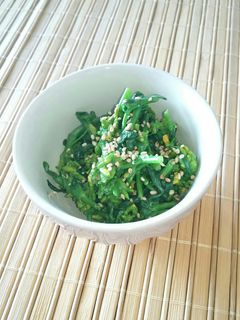まるごと○菜の花のゴマ和え-レシピのメイン写真