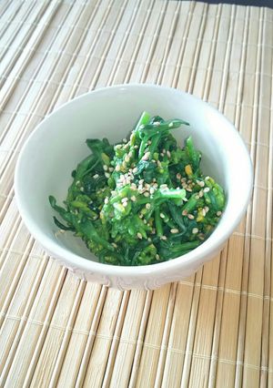 まるごと○菜の花のゴマ和え-レシピのメイン写真