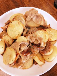 豚肉と長芋のサクサク炒め-レシピのメイン写真