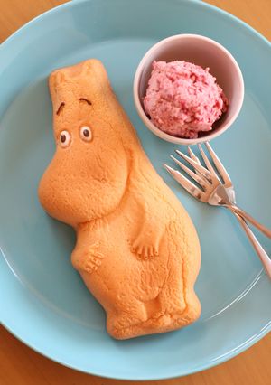 卵1個でムーミンケーキ-レシピのメイン写真