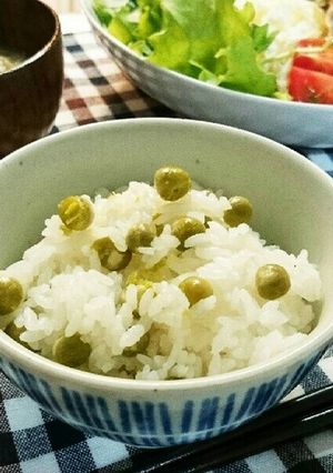 春の味♡基本の豆ごはん-レシピのメイン写真