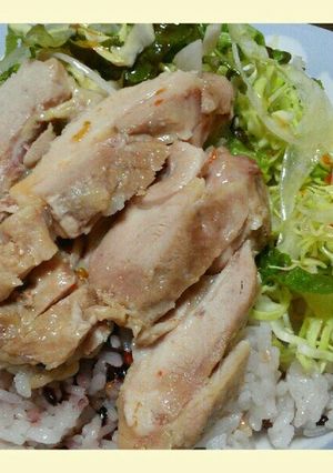 炊飯器で簡単シンガポールチキンライス-レシピのメイン写真