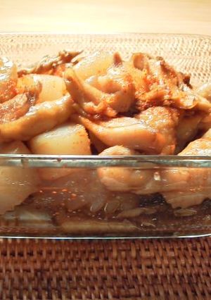 五香粉の香り　鶏皮蒟蒻-レシピのメイン写真