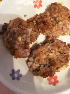 アレっこmenu☆納豆きのこバーグ-レシピのメイン写真