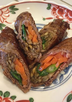 我が家の普通の、牛肉巻き巻き-レシピのメイン写真