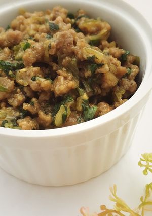 大葉ねぎ肉味噌☆常備菜に！-レシピのメイン写真