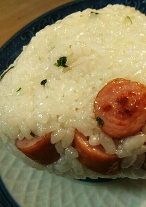 ソーセージ大葉おにぎり-レシピのメイン写真
