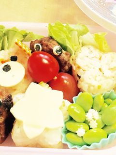 100均一で簡単キャラ弁-レシピのメイン写真