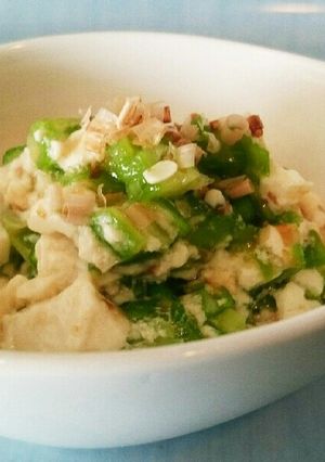 豆腐とおくらのおつまみ♪離乳食にも☆-レシピのメイン写真