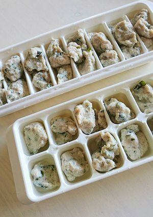 フワフワお豆腐ブリ団子 離乳食後期-レシピのメイン写真