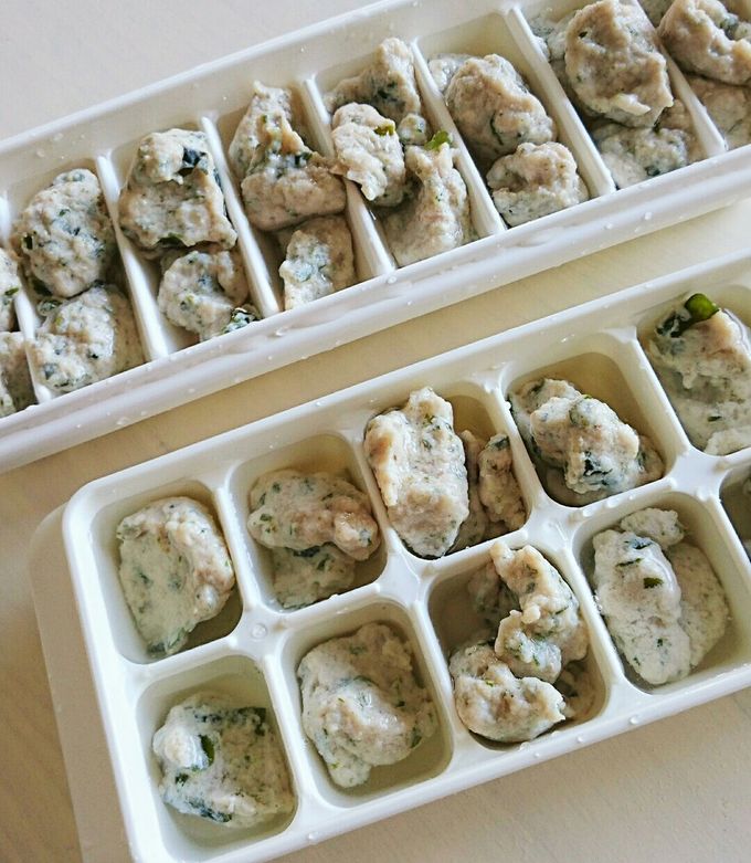 フワフワお豆腐ブリ団子 離乳食後期-レシピのメイン写真
