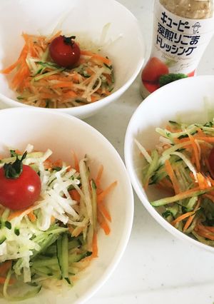 たっぷり野菜丸ごとサラダwithごまドレ-レシピのメイン写真