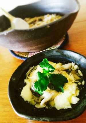 大鉢で★きのこあんの優しい茶碗蒸し-レシピのメイン写真