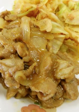 豚肉のカレーソテー(桐生市の保育園給食)-レシピのメイン写真