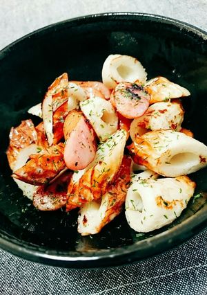 ちくわとウインナー◎磯辺揚げ風-レシピのメイン写真