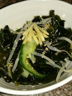 ワカメとキュウリとモヤシの酢の物❗-レシピのメイン写真