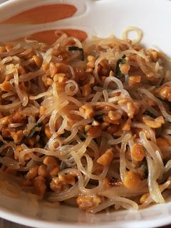 しらたき納豆パスタ風 ヘルシー!!-レシピのメイン写真
